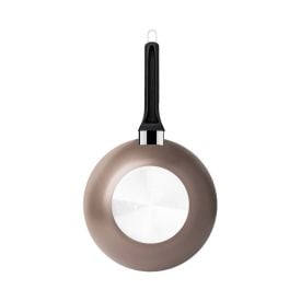 Frigideira Funda Tramontina Milazzo Aluminio Starflon Max 24Cm - Amêndoa