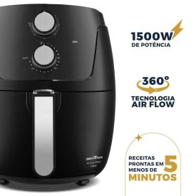 Fritadeira Air Fryer Britânia 4,2 Litros Revestimento Dura Mais BFR37