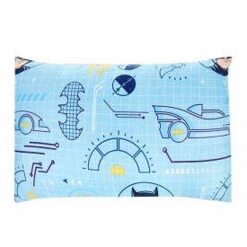 Fronha 50X70cm Batman Lepper - Azul Claro