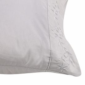 Fronha Avulsa Bordada Havan Casa 1 Pç - Cinza