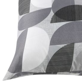 Fronha Avulsa Microfibra Estampada 100% Poliéster Havan Casa - Luccius Cinza