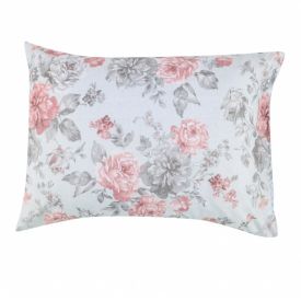 Fronha Avulsa Microfibra Estampada 100% Poliéster Havan Casa - Suela Flowers Verde