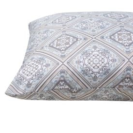 Fronha Avulsa Microfibra Estampada 150 Fios Havan Casa - Casa Blanca Azul