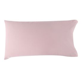 Fronha Avulsa 100% Algodão Malha Fio Penteado Havan Casa 1 Pç - Rosa Bebe