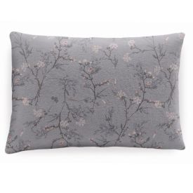 Fronha Avulsa Plush Estampada Havan Casa - Ramas Cinza