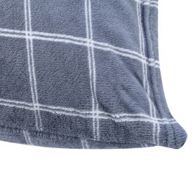 Fronha Avulsa Provence Plush Estampada Havan Casa - Grid Verde