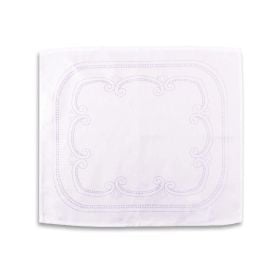 Fundo De Prato Liso Jacquard Creative - Branco