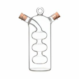 Galheteiro 2 Em 1 De Vidro Borossilicato Hauskraft - 70ml/320ml