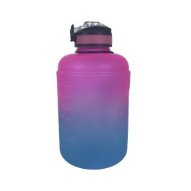 Garrafa De Água Academia 2,2L Havan Casa  - Rosa/Azul