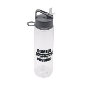 Garrafa De Água Estampada Havan Casa 700Ml - Cinza