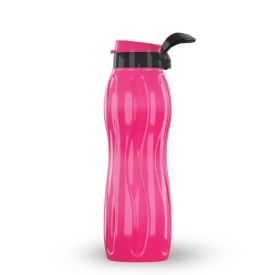 Garrafa De Água Neon Plástico 1L Infinity - Rosa