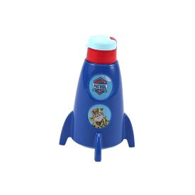 Garrafa Foguete Patrulha Canina Plasútil 320Ml - Azul