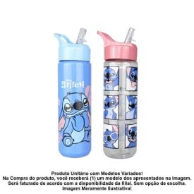 Garrafa Squeeze Pet Flip Stitch Plasduran 700Ml - Sortido