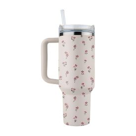 Copo Térmico Inox Estampado Havan Casa 1,2 Litros - Mini Flores 