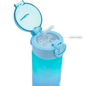 Garrafinha Infantil Degradê Azul Buba - 450ml