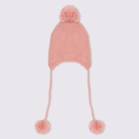 Gorro Tamanho Único Bebê Com Pompom Yoyo Baby - ROSA CLARO U