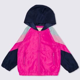 Jaqueta 1 a 3 anos Bomber Corta Vento Yoyo Kids Rosa