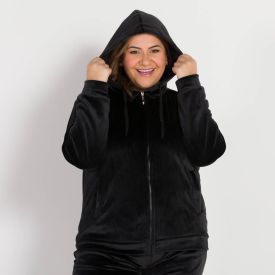 Jaqueta Plush Plus Size Básica Scream