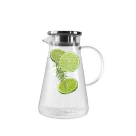 Jarra Com Tampa Inox Titanium Havan Casa 1,6 Litros - Vidro