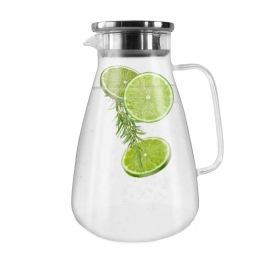 Jarra Com Tampa Inox Titanium Havan Casa 2,2 Litros - Vidro