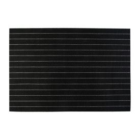 Jogo Americano Avulso Tramado 2 Cabos Havan Casa 1 Pç - Preto Listras