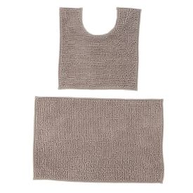 Jogo de Banheiro 2 Peças Madri Finecasa - Bege Escuro