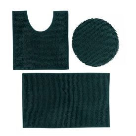 Jogo De Banheiro 3Pcs Madri - Verde Malaquita