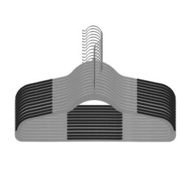 Jogo De Cabides Antiderrapantes 12 Peças Havan Casa - Cinza e Preto