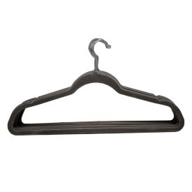 Jogo De Cabides Slimline Antideslizante Veludo Cinza Mimo Style