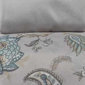 Jogo De Cama Solteiro Microfibra 150 Fios Havan Casa 3 Peças - Festival Flowers Azul 