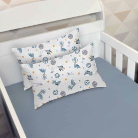 Jogo De Cama Bebê 100% Algodão Havan Baby 3 Pçs - Astros