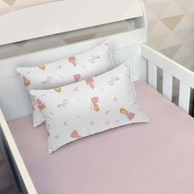 Jogo De Cama Bebê 100% Algodão Havan Baby 3 Pçs - Princesa