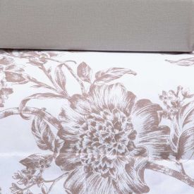 Jogo De Cama Casal 100% Algodão Buona Fortuna 3 Pcs  - Olivia Cru