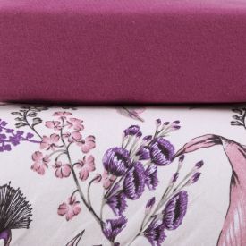 Jogo De Cama Casal Malha 3 Peças Havan Casa - Fúcsia