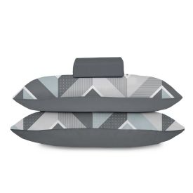 Jogo De Cama Casal Malha 3 Peças Havan Casa - Bruce Cinza