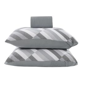 Jogo De Cama Casal 100% Algodão Solecasa 3 Pçs - Rome Cinza