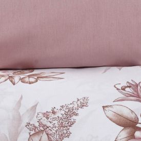 Jogo De Cama Casal Percal 200 Fios Buona Fortuna 4 Pçs - Cecilia Rosa