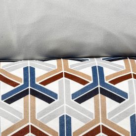 Jogo De Cama Casal Micropercal Havan Casa 4 Pçs - Armi Cinza