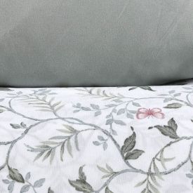 Jogo De Cama Casal Micropercal Havan Casa 4 Pçs - Agnes Flowers Verde