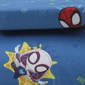 Jogo De Cama Infantil Solteiro Disney By Hedrons 2 Pçs - Spidey Colorido