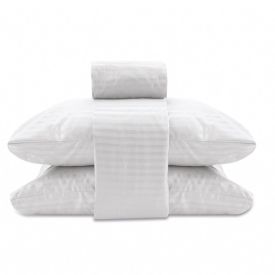 Jogo De Cama King 100% Poliéster Provence Havan Casa 4 Pçs - Branco