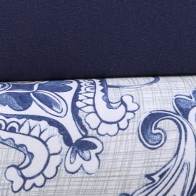 Jogo De Cama King Malha Havan Casa 3 Peças - Zafiro Marinho