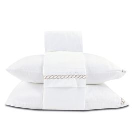 Jogo De Cama King Bordado 100% Poliéster Havan Casa 4 Pçs - Branco