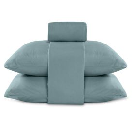Jogo De Cama King Micro Percal Liso Havan Casa 4 Peças - Verde
