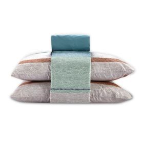 Jogo De Cama King Micropercal Havan Casa 4 Pçs - Paladio Listra Verde