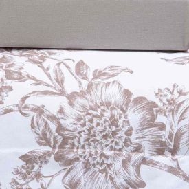 Jogo De Cama King Percal 100% Algodão Buona Fortuna 3 Pçs - Olivia Cru