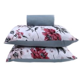 Jogo De Cama Queen 100% Algodão Soleca 3 Pçs - Marselli Cinza