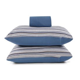 Jogo De Cama Queen Malha 100% Algodão Soleca 3 Pçs - Dallas Azul Anil