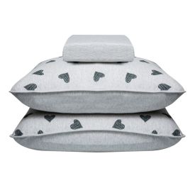 Jogo De Cama Queen 3 Peças Mescla Urban Confort - Corações