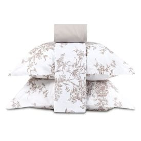 Jogo De Cama Queen Percal 100% Algodão Buona Fortuna 4 Pçs - Olivia Cru
